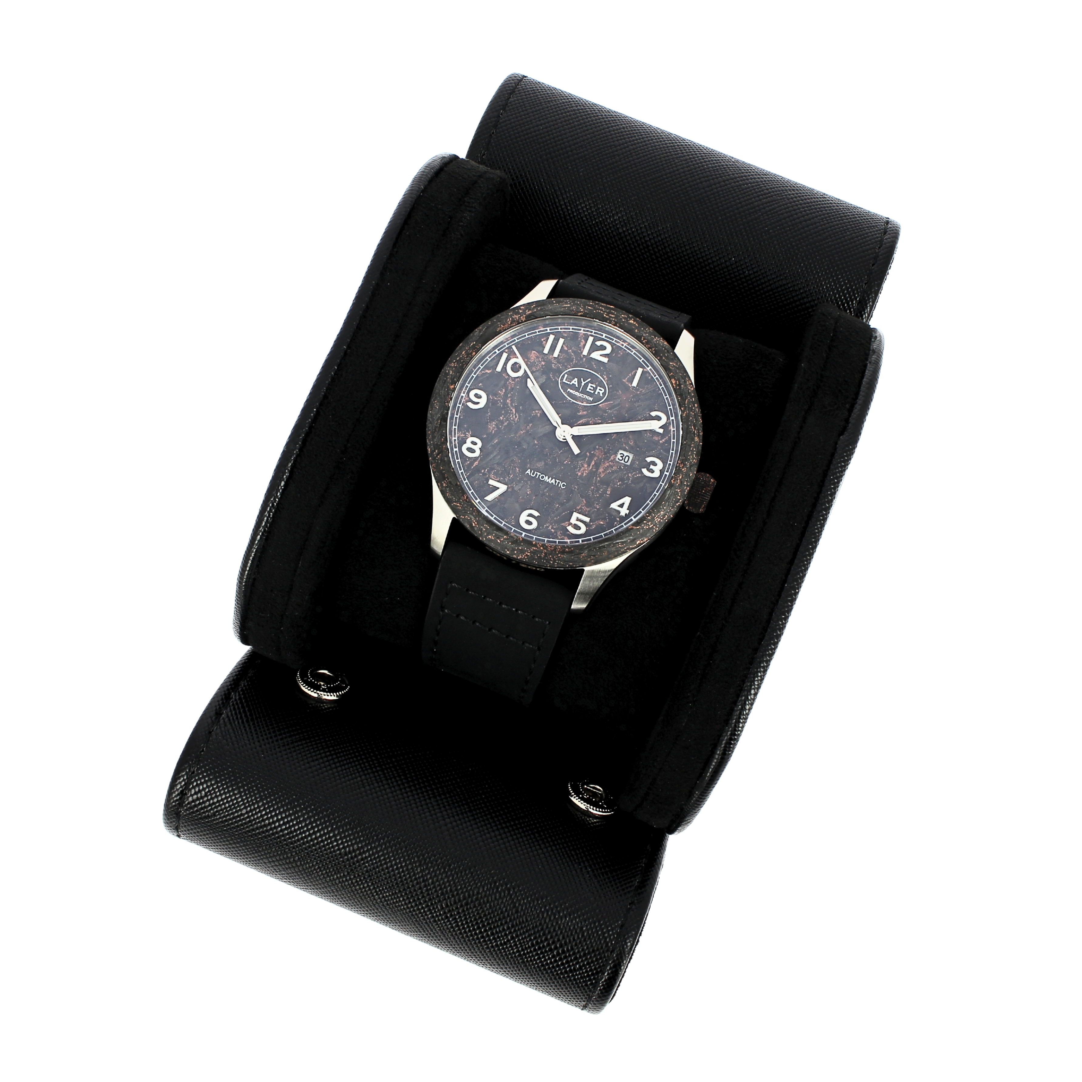 Montre automatique fibre de carbone LAYER Production LWPFC – Série limitée