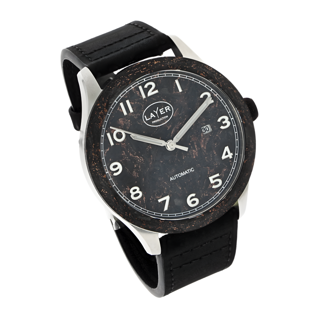 Montre automatique fibre de carbone LAYER Production LWPFC – Série limitée