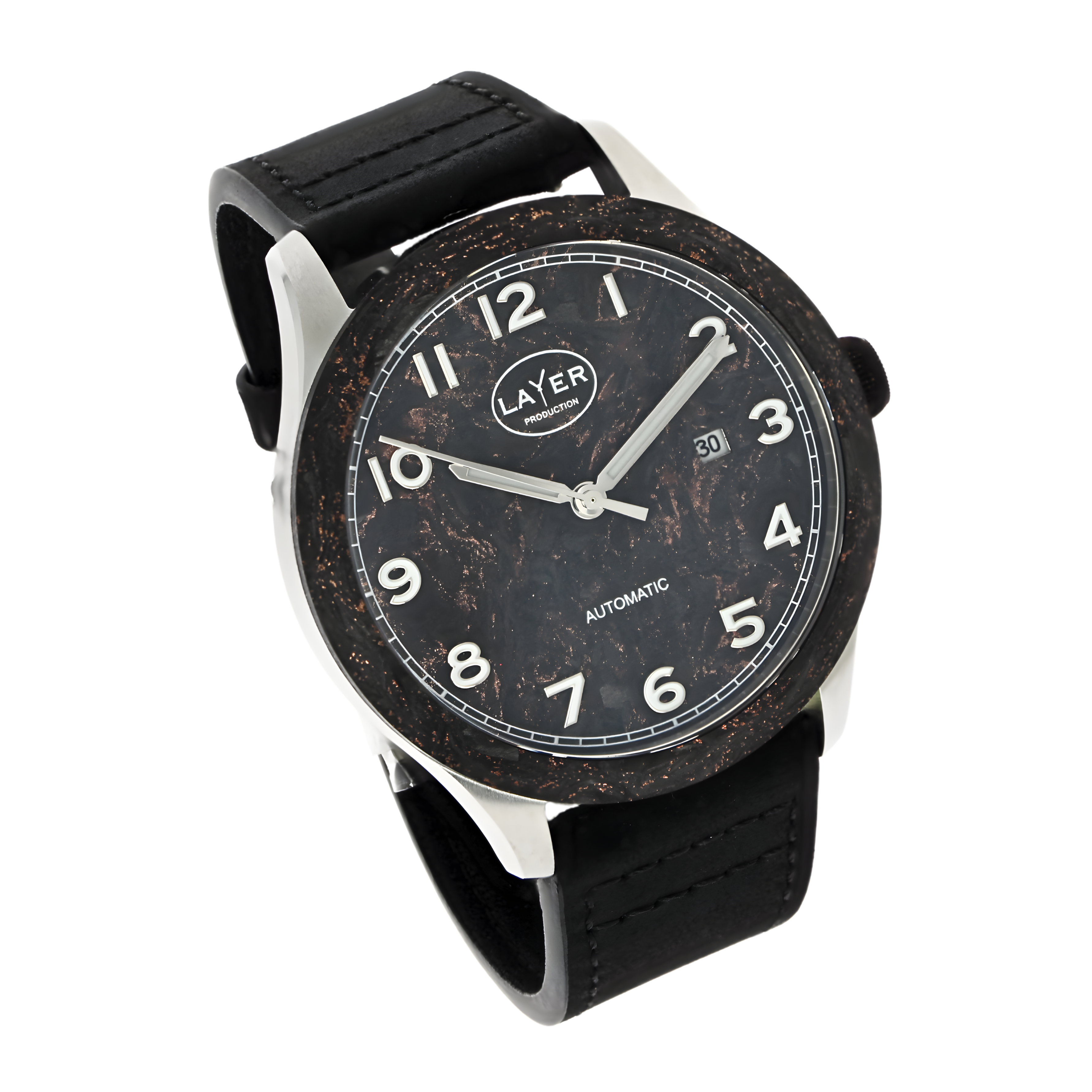 Montre automatique fibre de carbone LAYER Production LWPFC – Série limitée