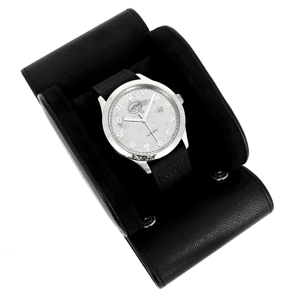 Montre automatique Titane cristallisé LAYER Production LWPCT – Série limitée