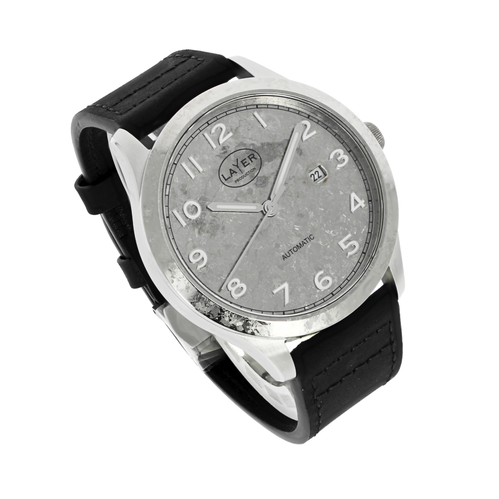Montre automatique Titane cristallisé LAYER Production LWPCT – Série limitée