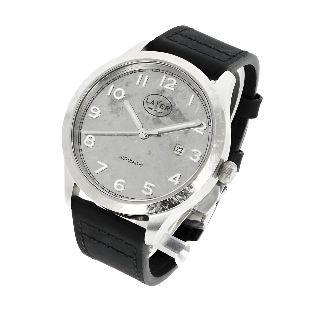 Montre automatique Titane cristallisé LAYER Production LWPCT – Série limitée