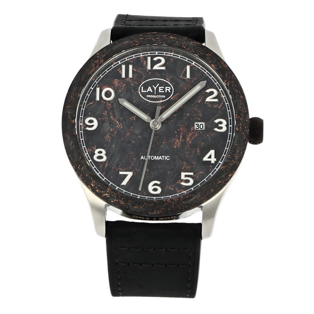 Montre automatique fibre de carbone LAYER Production LWPFC – Série limitée