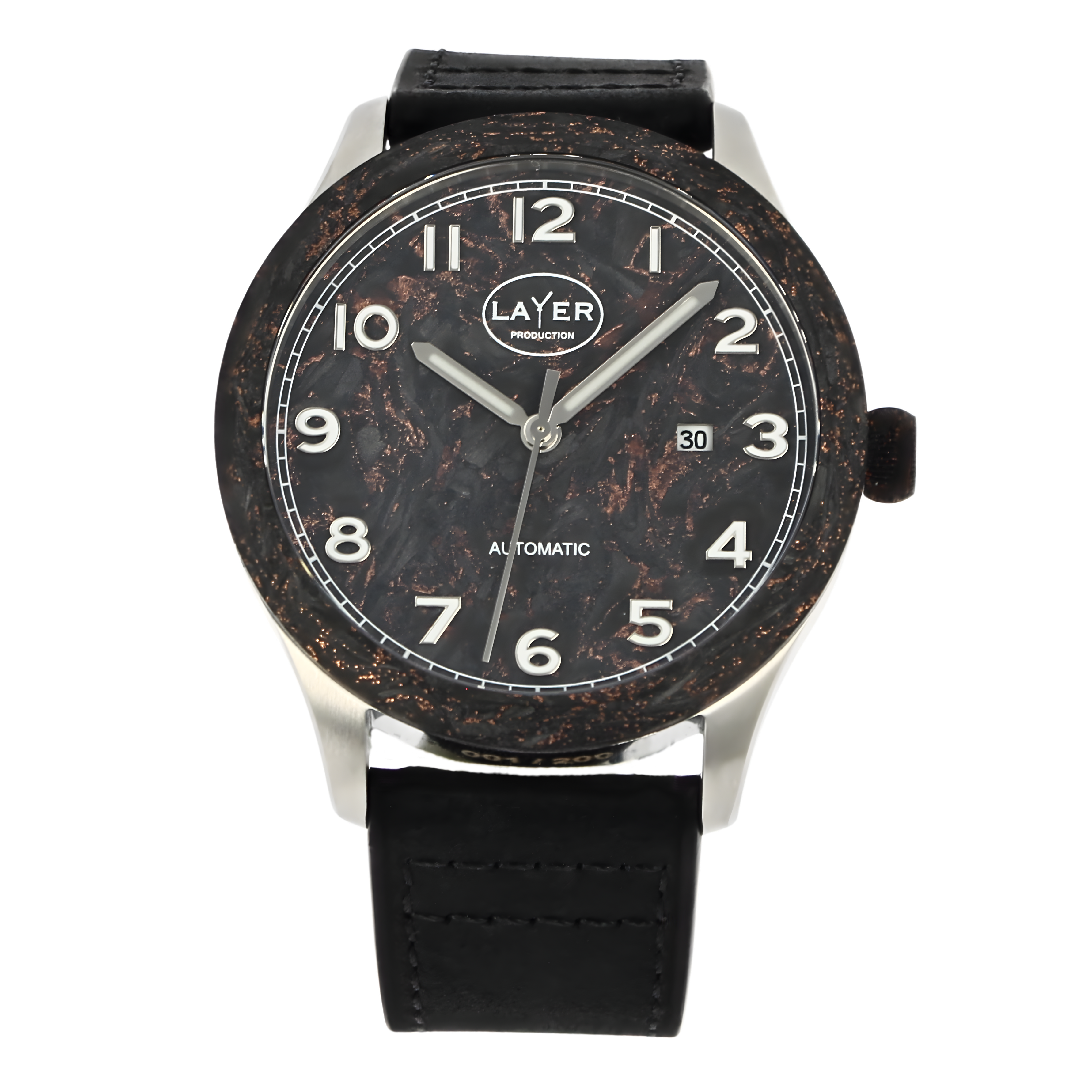 Montre automatique fibre de carbone LAYER Production LWPFC – Série limitée