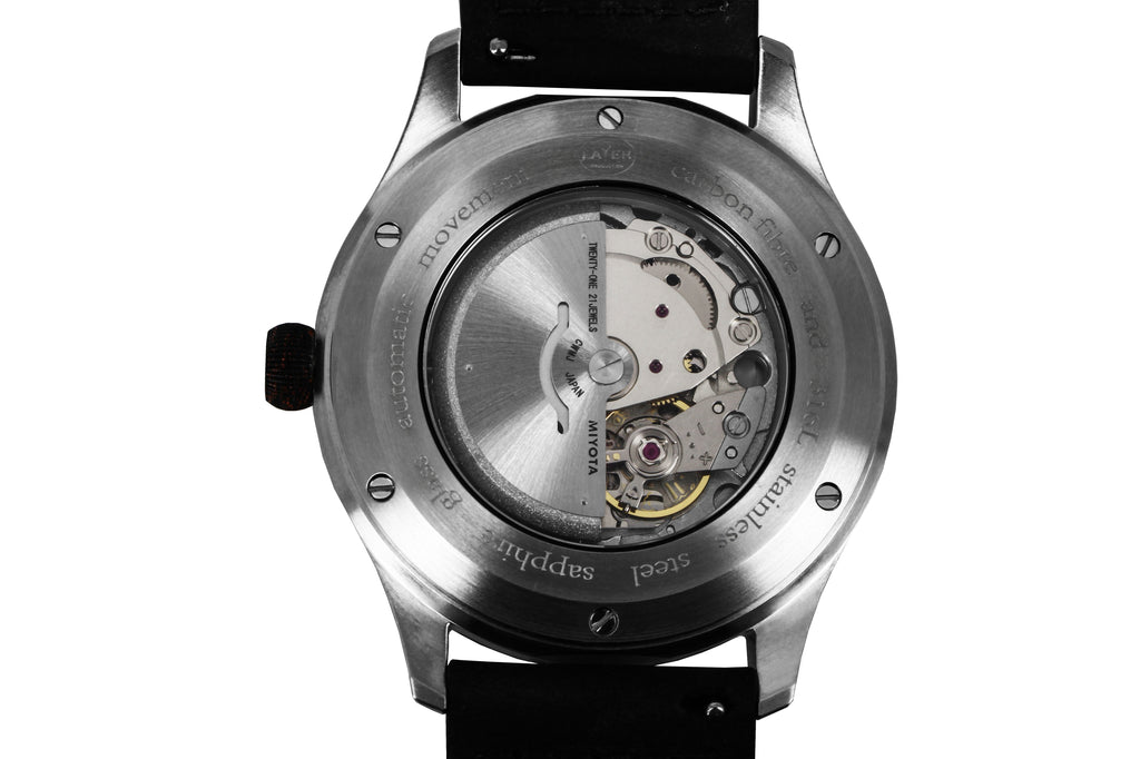 Automatic carbon fibre watch LAYER Production LWPFC – Limited series