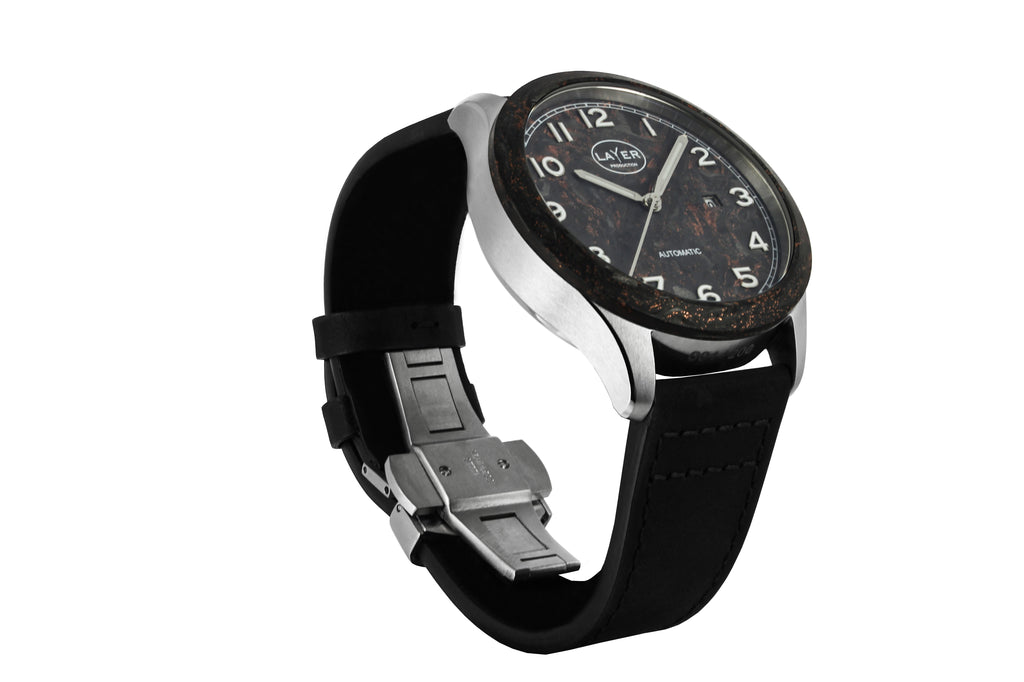 Automatic carbon fibre watch LAYER Production LWPFC – Limited series