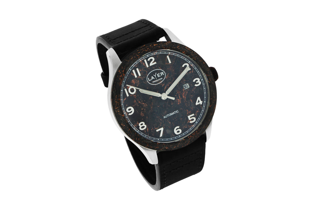 Automatic carbon fibre watch LAYER Production LWPFC – Limited series